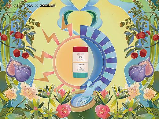 #My CLARINS 尋找天然好食肌#《∞·肌食》（個(gè)人主頁-ZNTkyNDE5NTI=） - 海報(bào) - 站酷設(shè)計(jì)師依優(yōu)卡卡原創(chuàng)素材 - 站酷ZCOOL