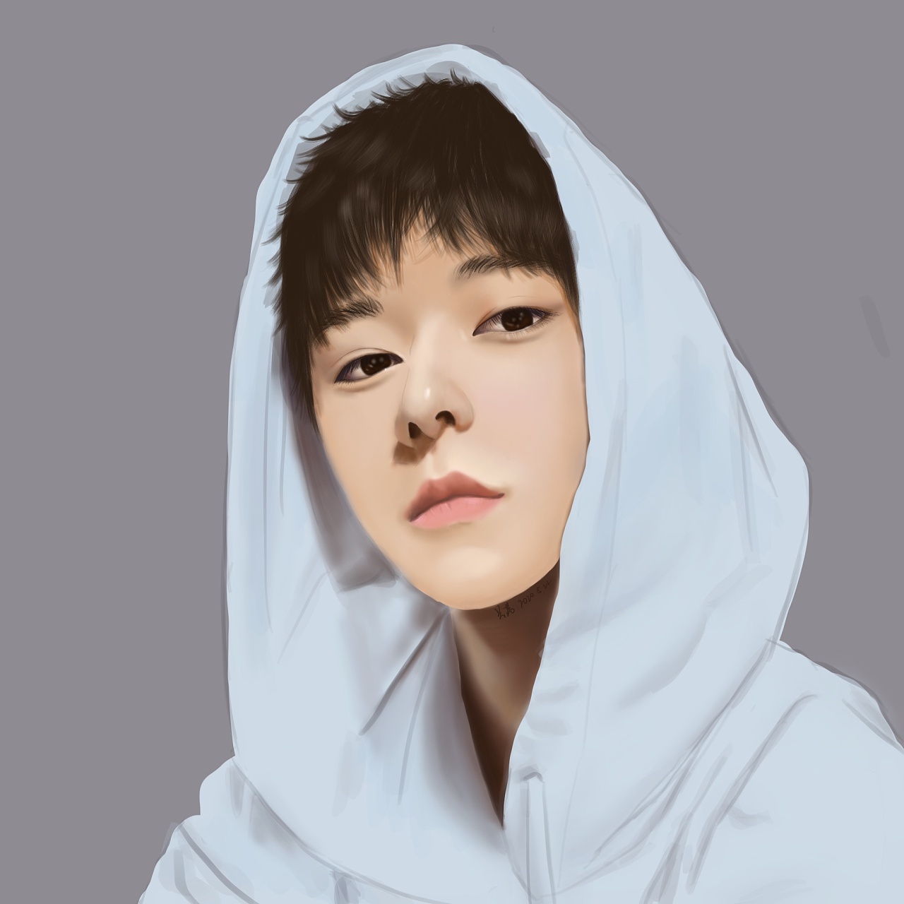 第一张人像厚涂