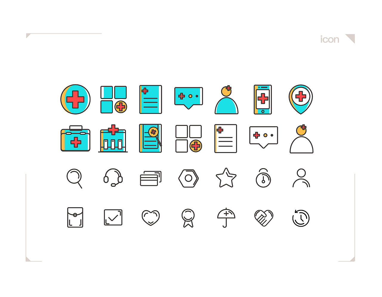 医疗app图标|ui|图标|lovingmomo_原创作品-站酷zcool