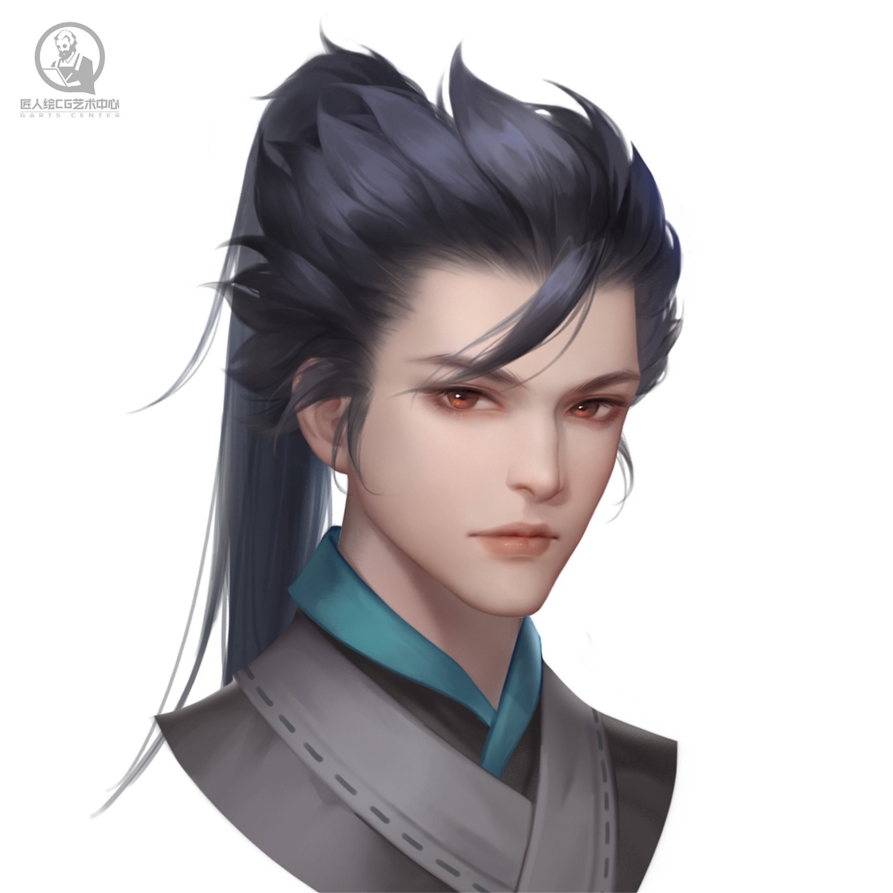 【匠人绘】美宣班第7期学生男性头像作业节选（图ZMjUyNzM5NTA4） - 游戏原画 - 站酷设计师匠人绘CG艺术原创素材 - 站酷ZCOOL