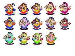 大学作品——风格化图标