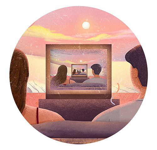 only we own the ride tonight
今夜只有我们拥有这般旅程<br>maybe we could come find out<br>也许我们会找到<br>