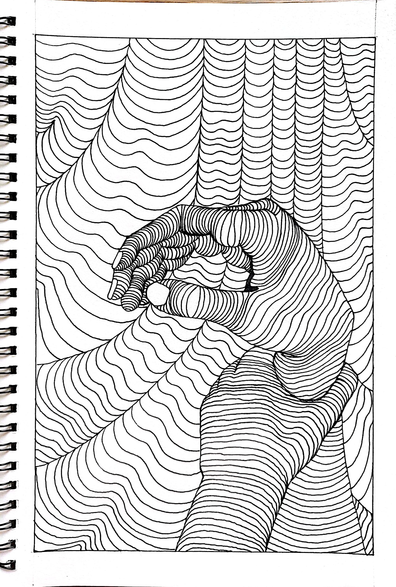 控笔练习113|插画|艺术插画|joan_design - 临摹作品 - 站酷 (zcool)