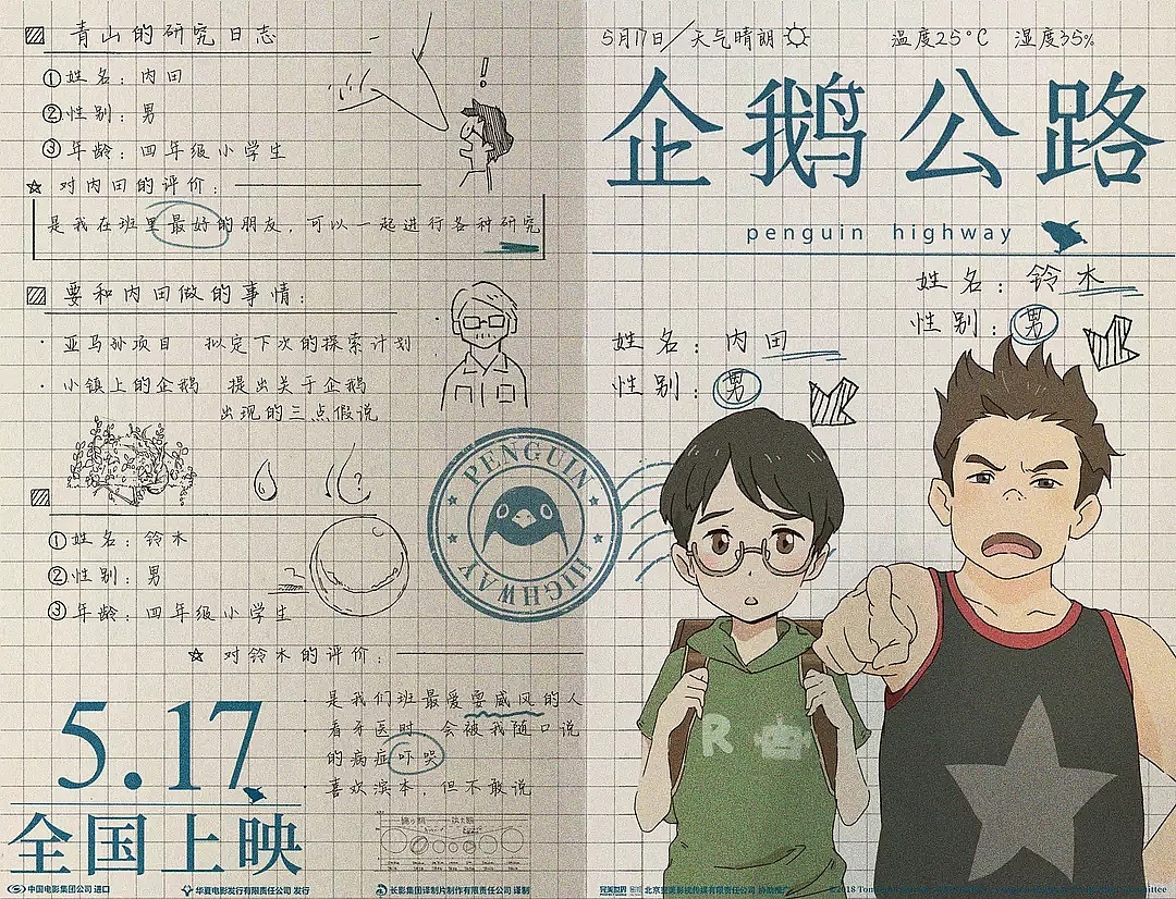 电影《企鹅公路》官方/新媒体物料（图ZMTcyNjE1OTY4） - 海报 - 站酷设计师NeoviaStudio原创素材 - 站酷ZCOOL