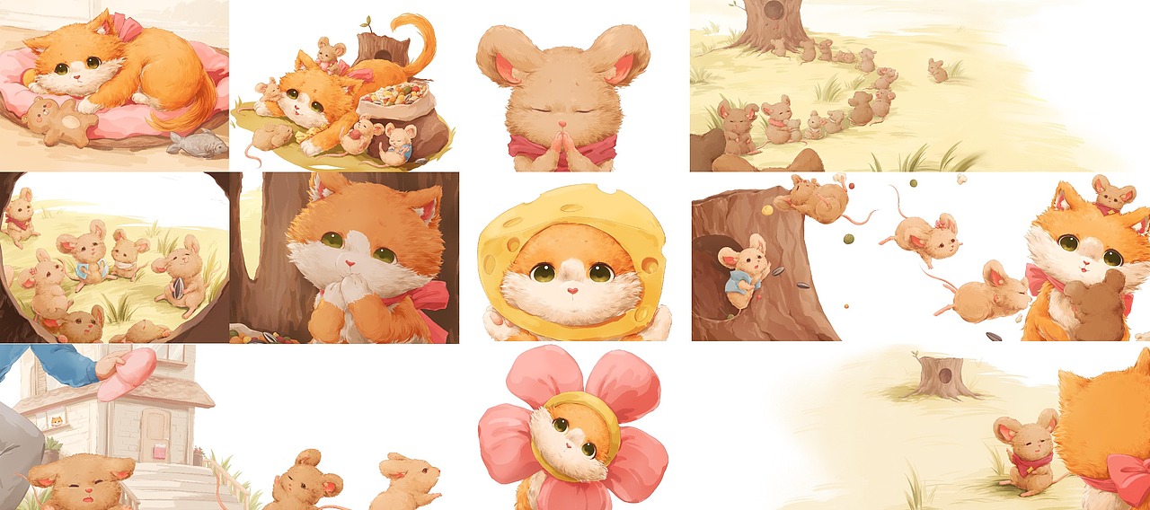 原創(chuàng)繪本｜《花，星星，樹洞》??（圖ZMjkyNDU0MjMy） - 繪本 - 站酷設計師插畫師UE原創(chuàng)素材 - 站酷ZCOOL