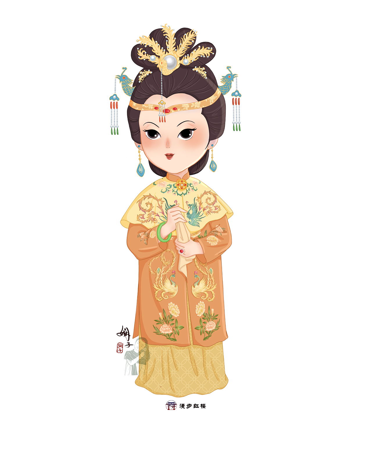 红楼梦IP形象设计（图ZMzAzNDE2MzQw） - 商业插画 - 站酷设计师娴子ivy原创素材 - 站酷ZCOOL