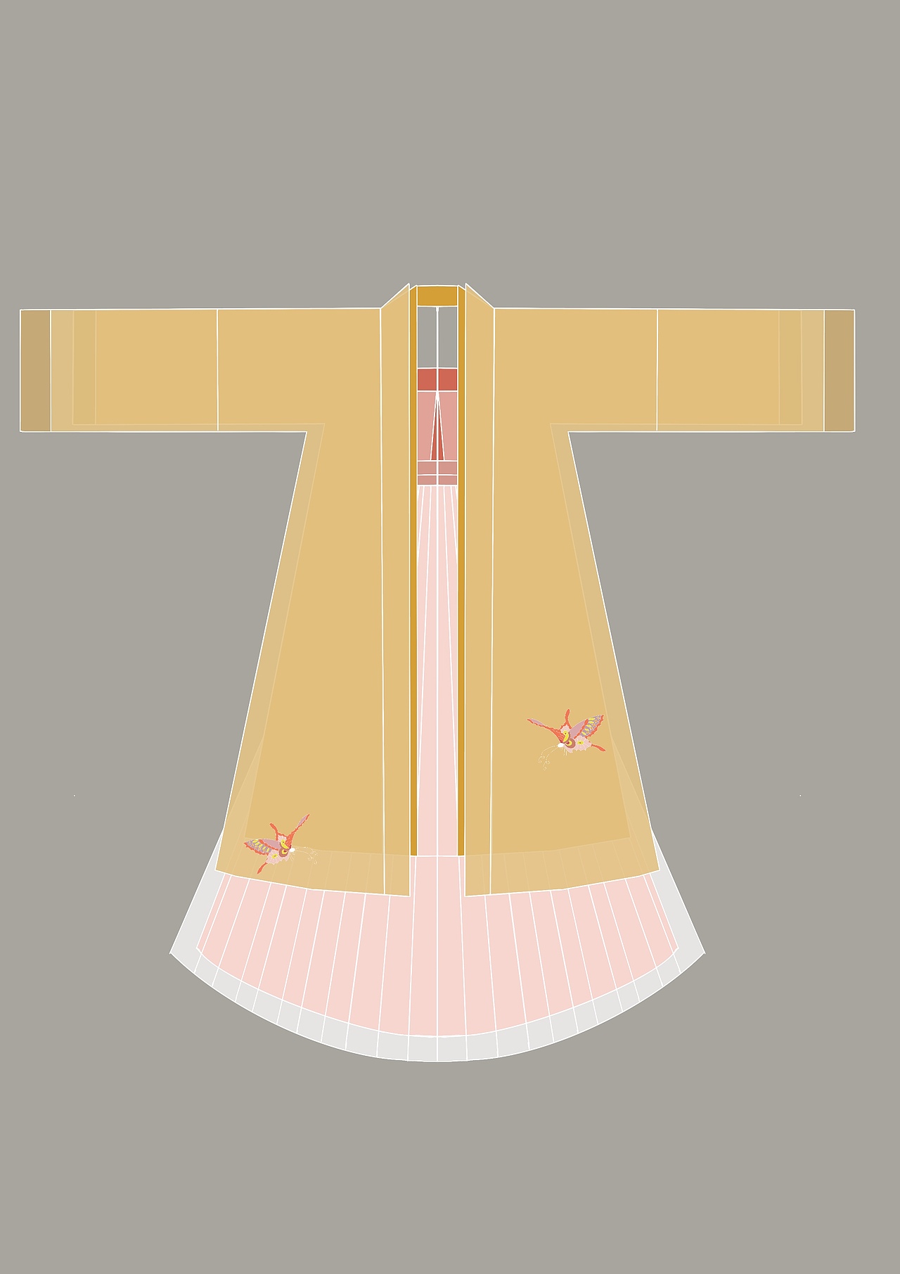 原创汉服设计61溪春调宋制待授权