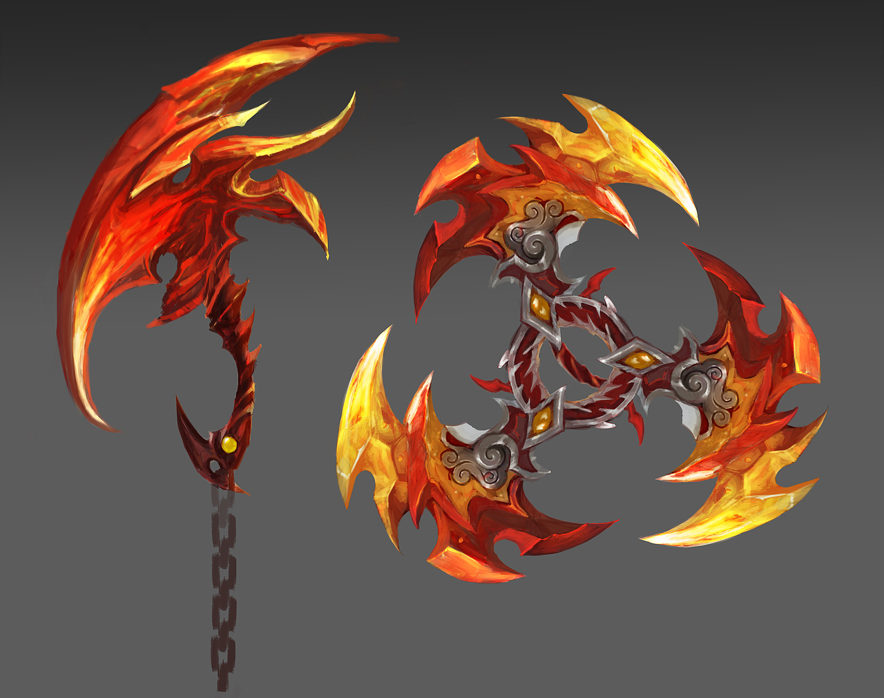 游戏武器|插画|游戏原画|陶子淘_原创作品-站酷zcool