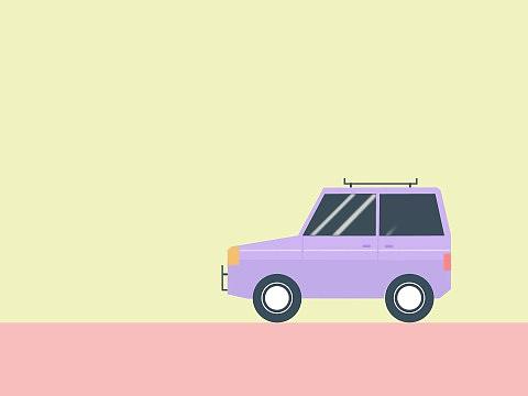 动画小练习《小汽车》