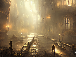 #AI创作实验室#黑夜中的一缕希望