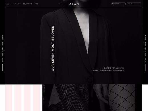 风格网页&专题 Alan