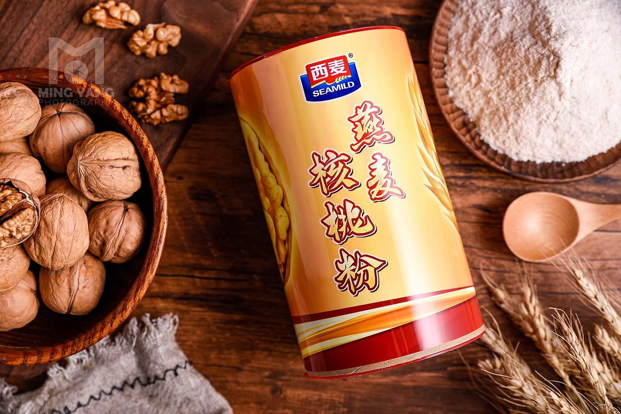 核桃麦片粉（图ZMTI1NzE4NjQ0） - 产品摄影 - 站酷设计师摄影师董名扬原创素材 - 站酷ZCOOL