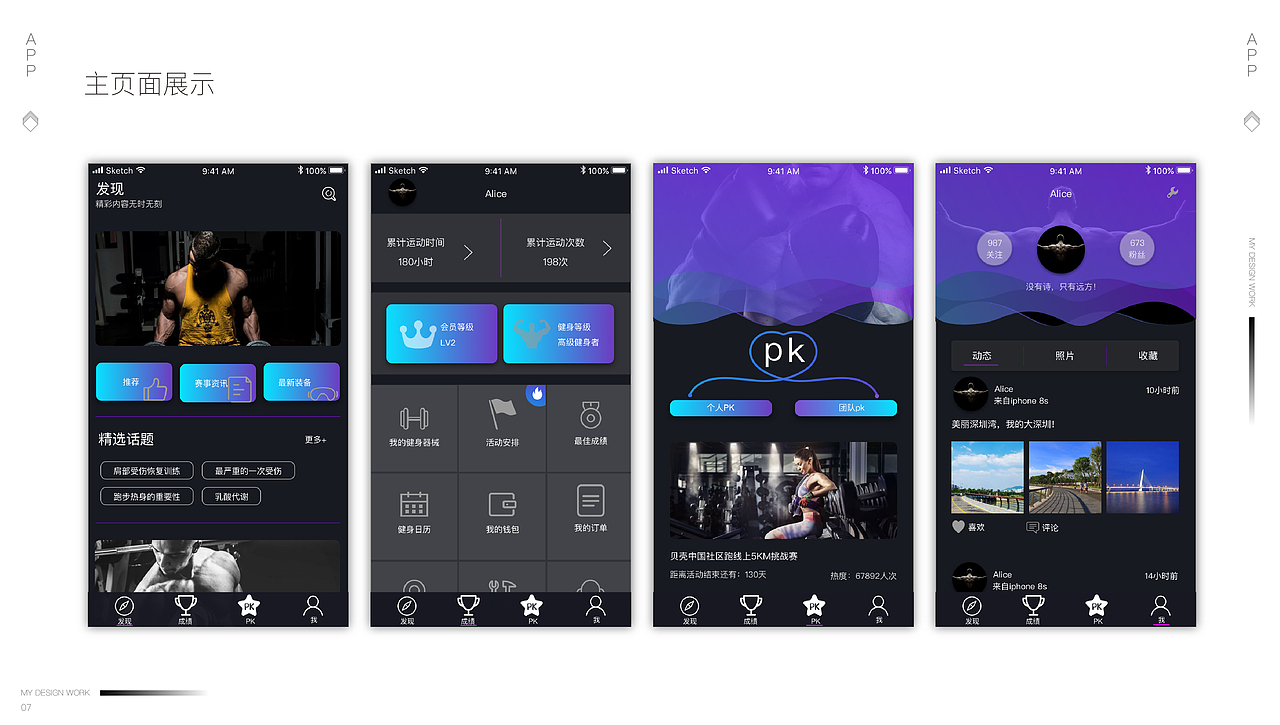 健身APP（图ZMTMwMTgyNTY4） - APP界面 - 站酷设计师快乐天堂jjj原创素材 - 站酷ZCOOL