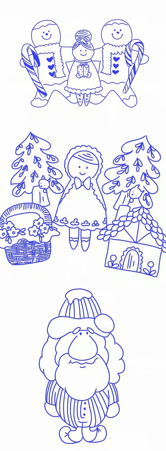 圣诞节贺卡,圣诞节简笔画-阿沈002