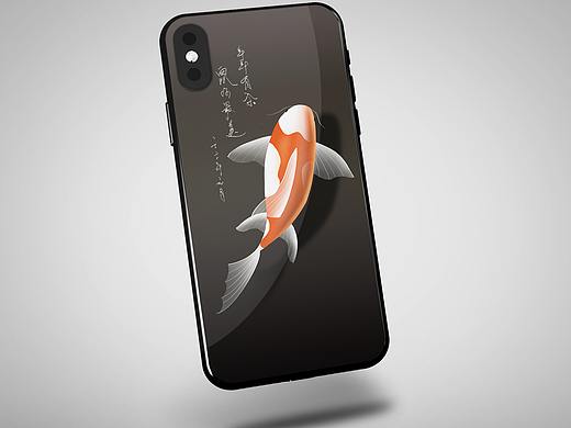 年年有余~手机壳插画