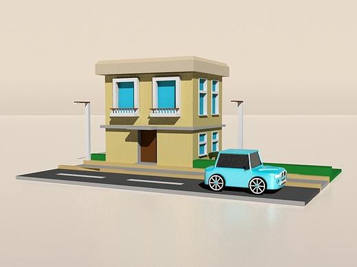 卡通场景建模练习