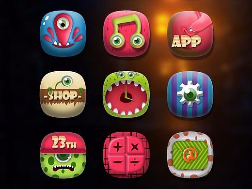 Monster theme图标