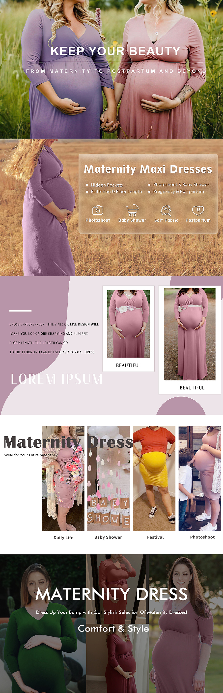 2019-2020年 | 亚马逊女装页面合集（图ZMjUwNTM1OTEy） - 电商 - 站酷设计师混世大魔熊原创素材 - 站酷ZCOOL