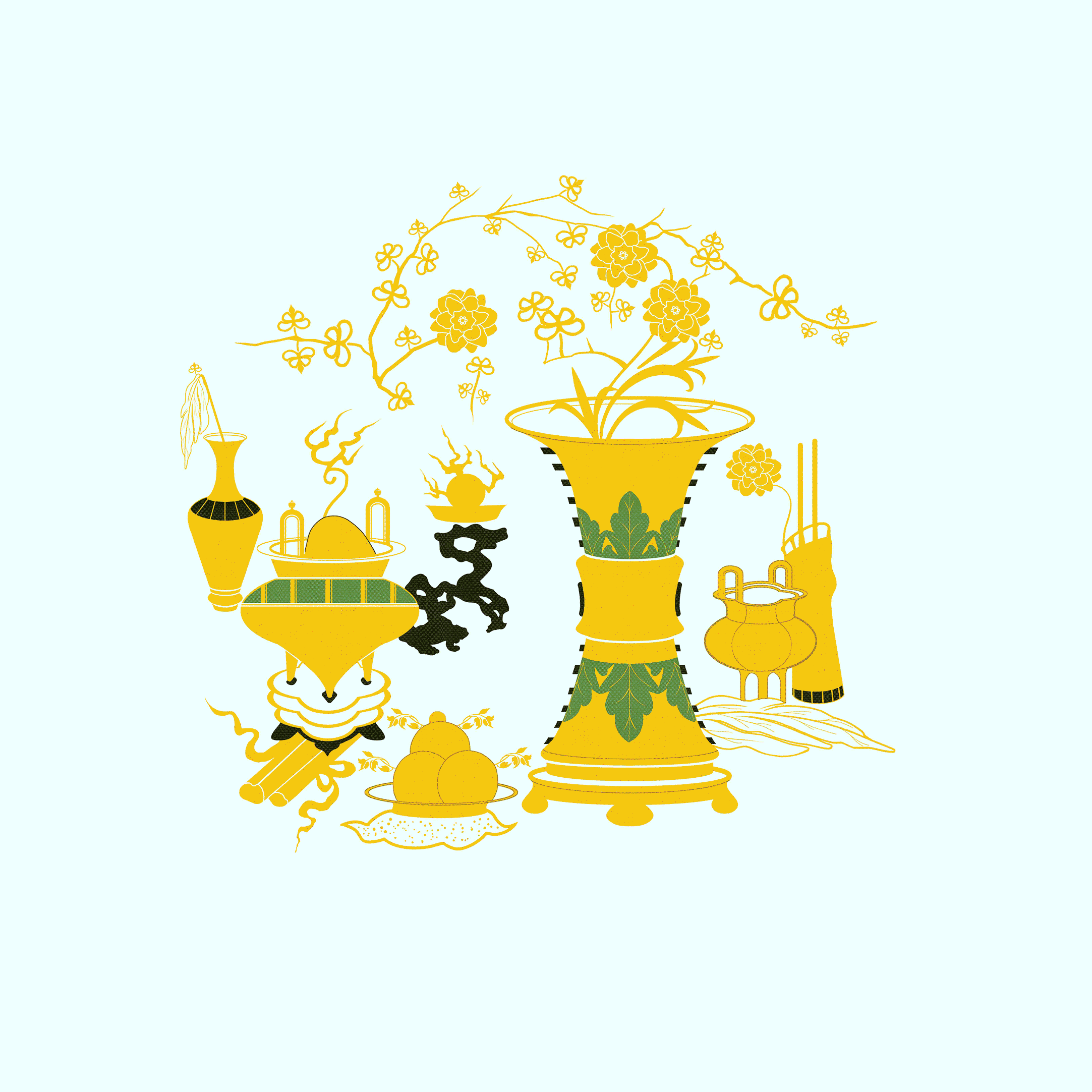 《衣尚中国》图纹之美(图ZMjY1NTkzOTYw) - 商业插画 - 站酷设计师BanBan半半原创素材 - 站酷ZCOOL