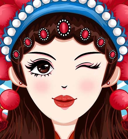 国潮美食插画
