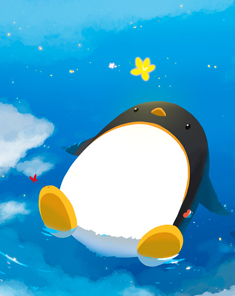 企鹅日记（图ZMzExMzA1MzY=） - 商业插画 - 站酷设计师qa294446229原创素材 - 站酷ZCOOL