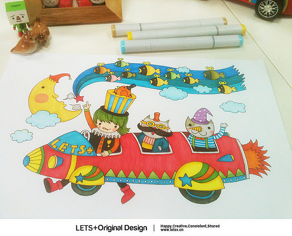 letsplus手绘插画第二弹(图ZMzQwNjg5Ng==) - 商业插画 - 站酷设计师童壮壮weiiew原创素材 - 站酷ZCOOL