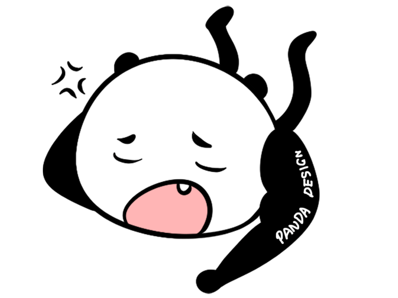 画的公司熊猫表情|插画|商业插画|鹭野luyer_原创作品-站酷zcool