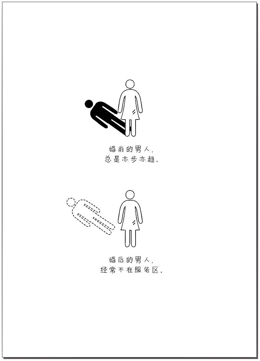 男人女人爱情与婚姻哲理漫画