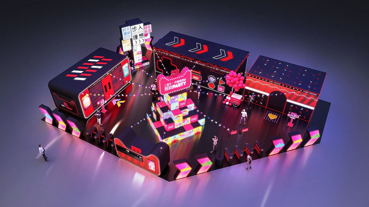 路演活动/快闪店（图ZMTczODIyODky） - 其他三维 - 站酷设计师阿斯顿01原创素材 - 站酷ZCOOL