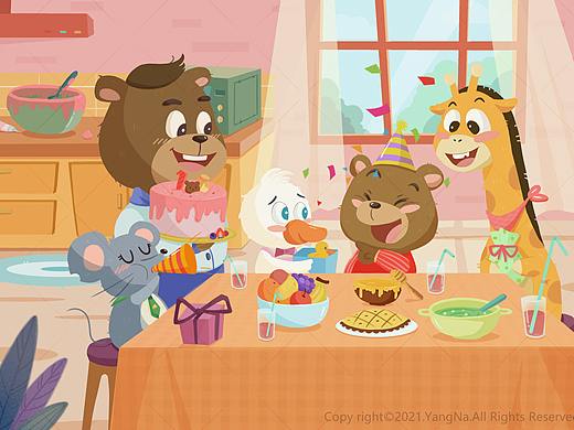 原创儿插-熊熊生日会