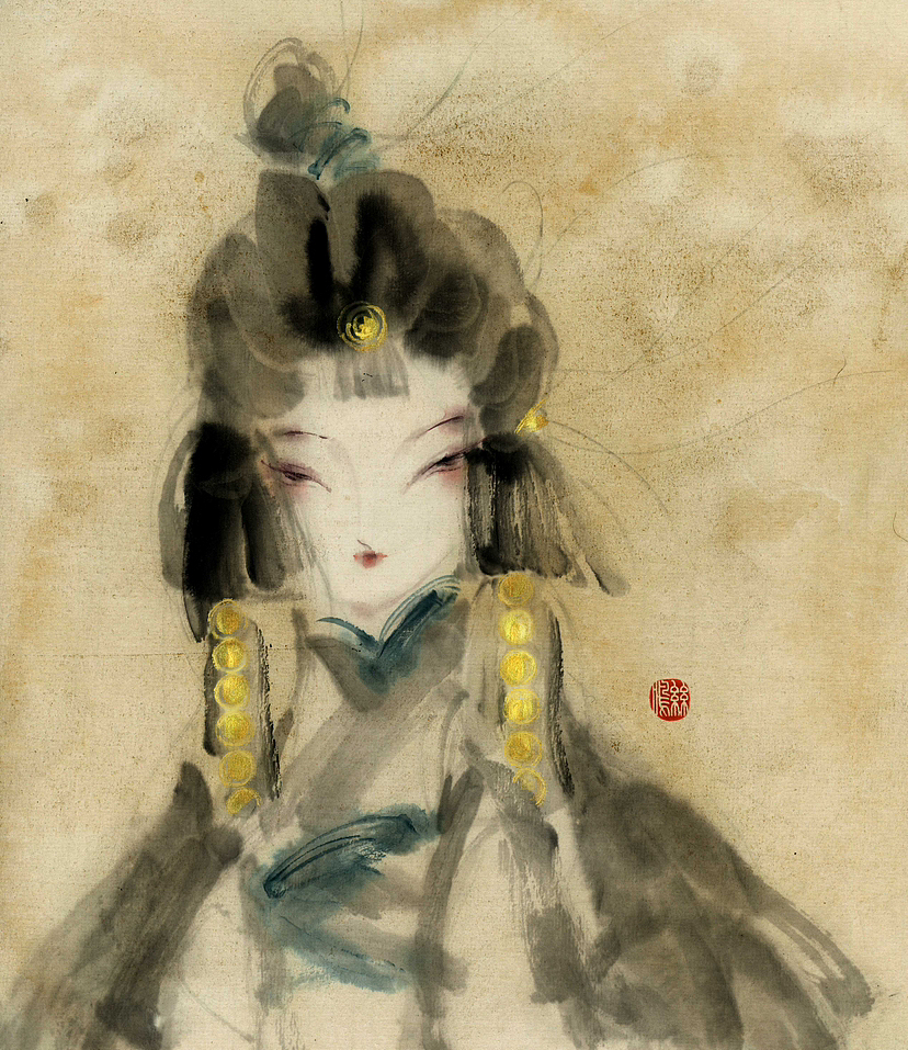 暑风从此度~以水入墨问寂寥~