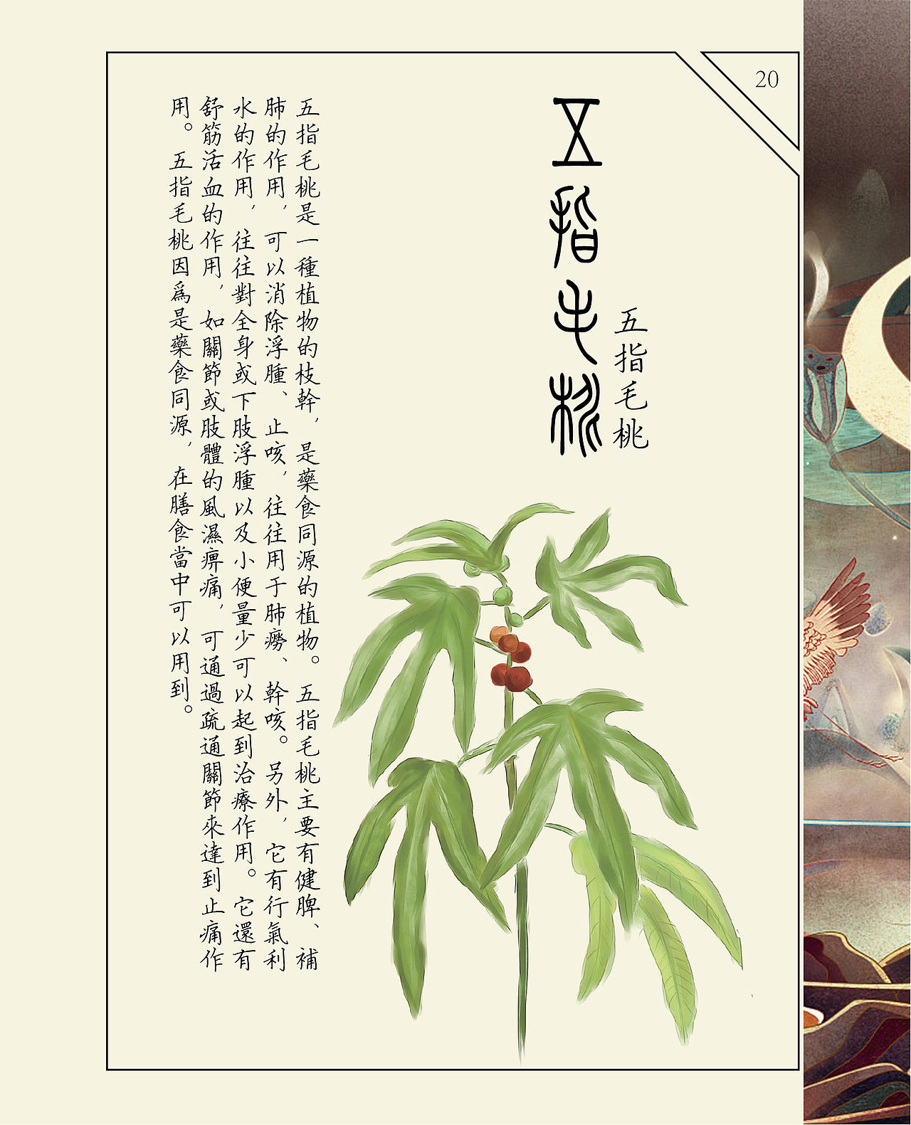 《本草药忆》 龙鳞卷（图ZMzUzMjk2NDk2） - 艺术插画 - 站酷设计师Z14404496原创素材 - 站酷ZCOOL