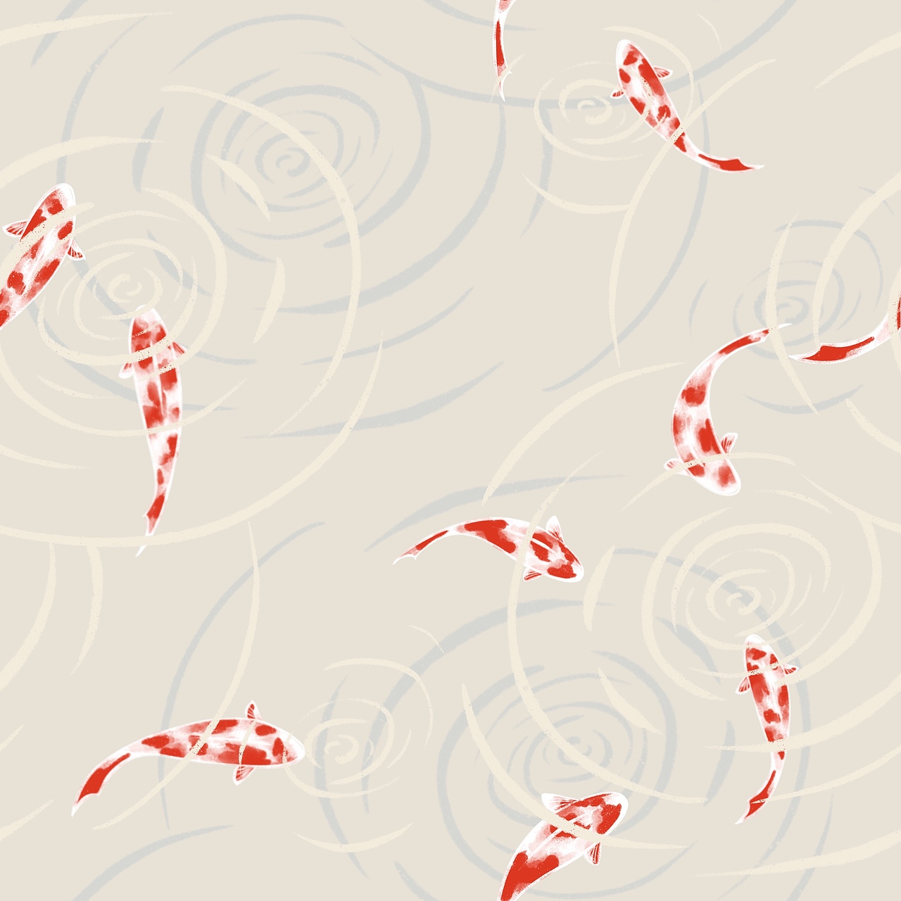 锦鲤纹样（图ZMjg3NDA5MzEy） - 包装 - 站酷设计师王速susu原创素材 - 站酷ZCOOL