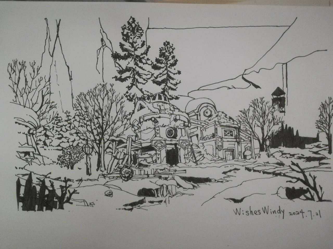 冒险岛游戏场景莫奈德 场景速写