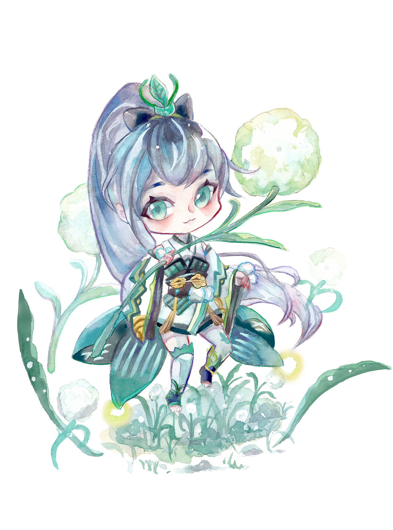 画个萤草和缘结神同人