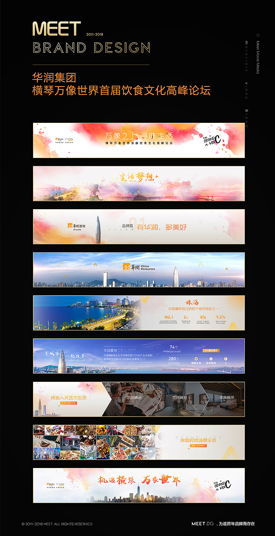 PPT定制丨鸣天传媒x横琴万象世界首届饮食文化高峰论坛（图ZMTcxNjUyOTQ4） - PPT/Keynote - 站酷设计师MEET鸣天传媒原创素材 - 站酷ZCOOL