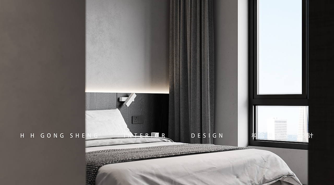 和合共生作品-现代套房（图ZMjYyNTY4Nzky） - 家装设计 - 站酷设计师和合共生视觉设计原创素材 - 站酷ZCOOL