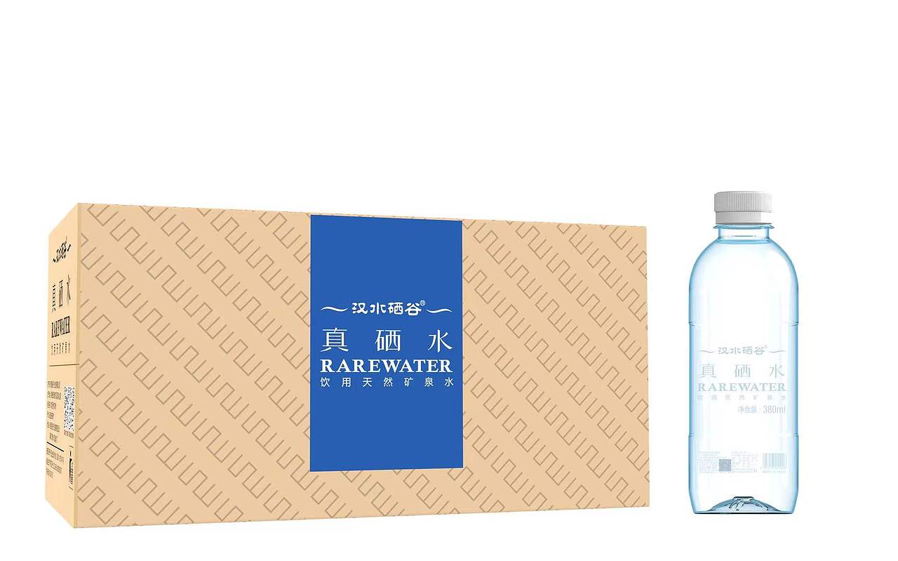 瓶型设计矿泉水瓶型效果图