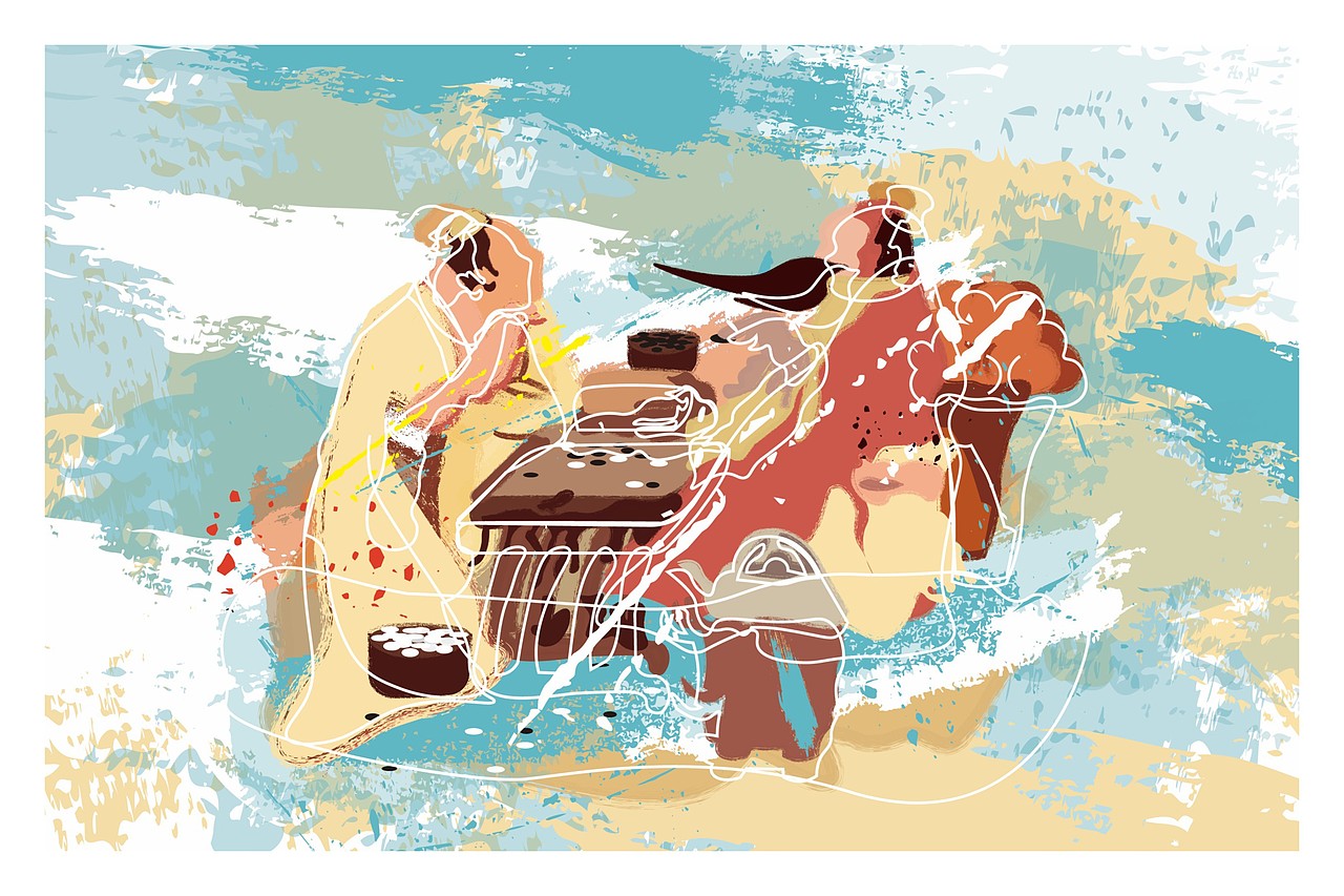 无锡小娄巷“东坡少游”川菜料理品牌VI系统之原创插画（图ZMTY4ODQwNDI4） - 商业插画 - 站酷设计师无锡博邦品牌设计原创素材 - 站酷ZCOOL