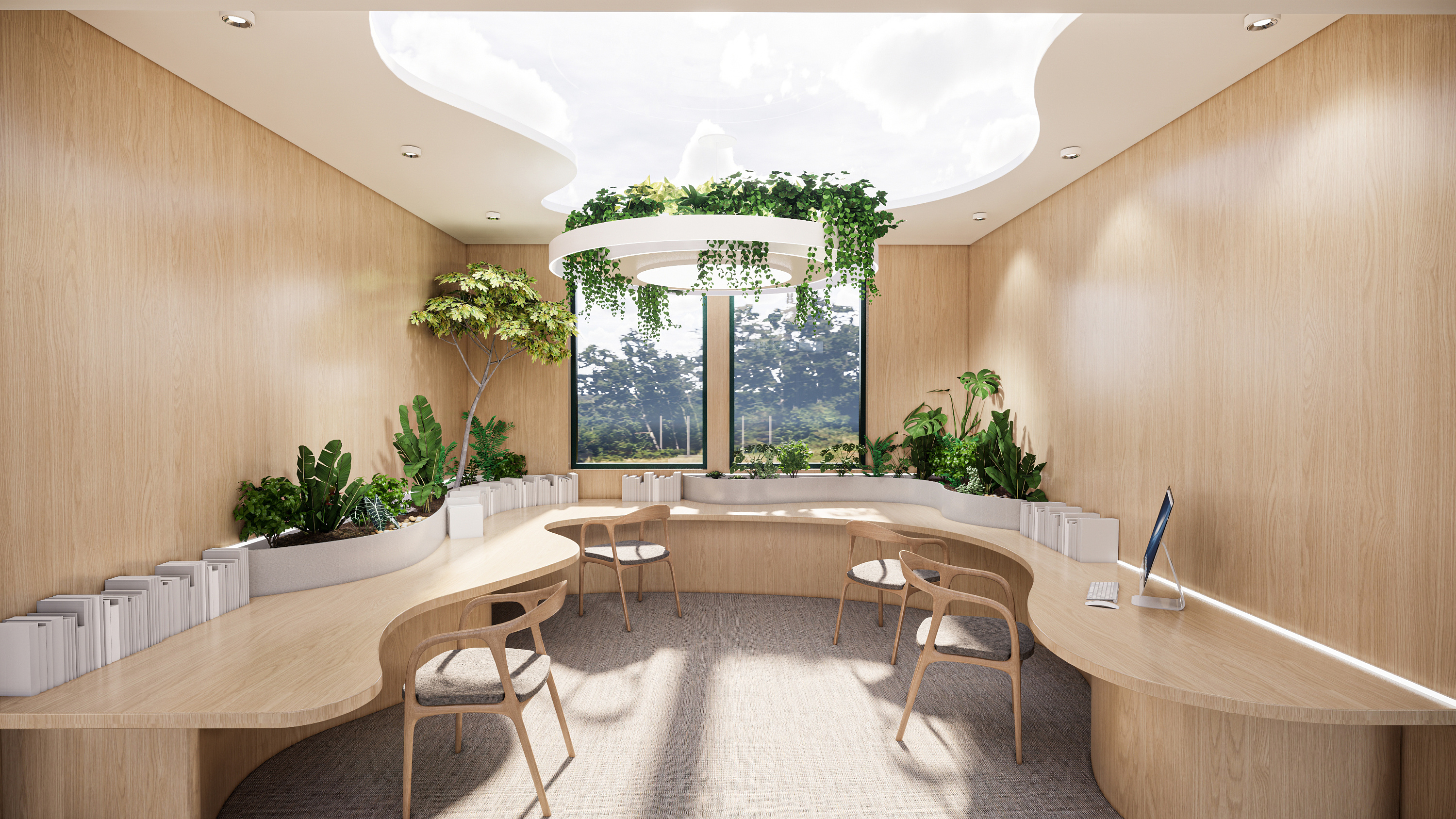 【校园文化】2020一些教育空间设计渲染