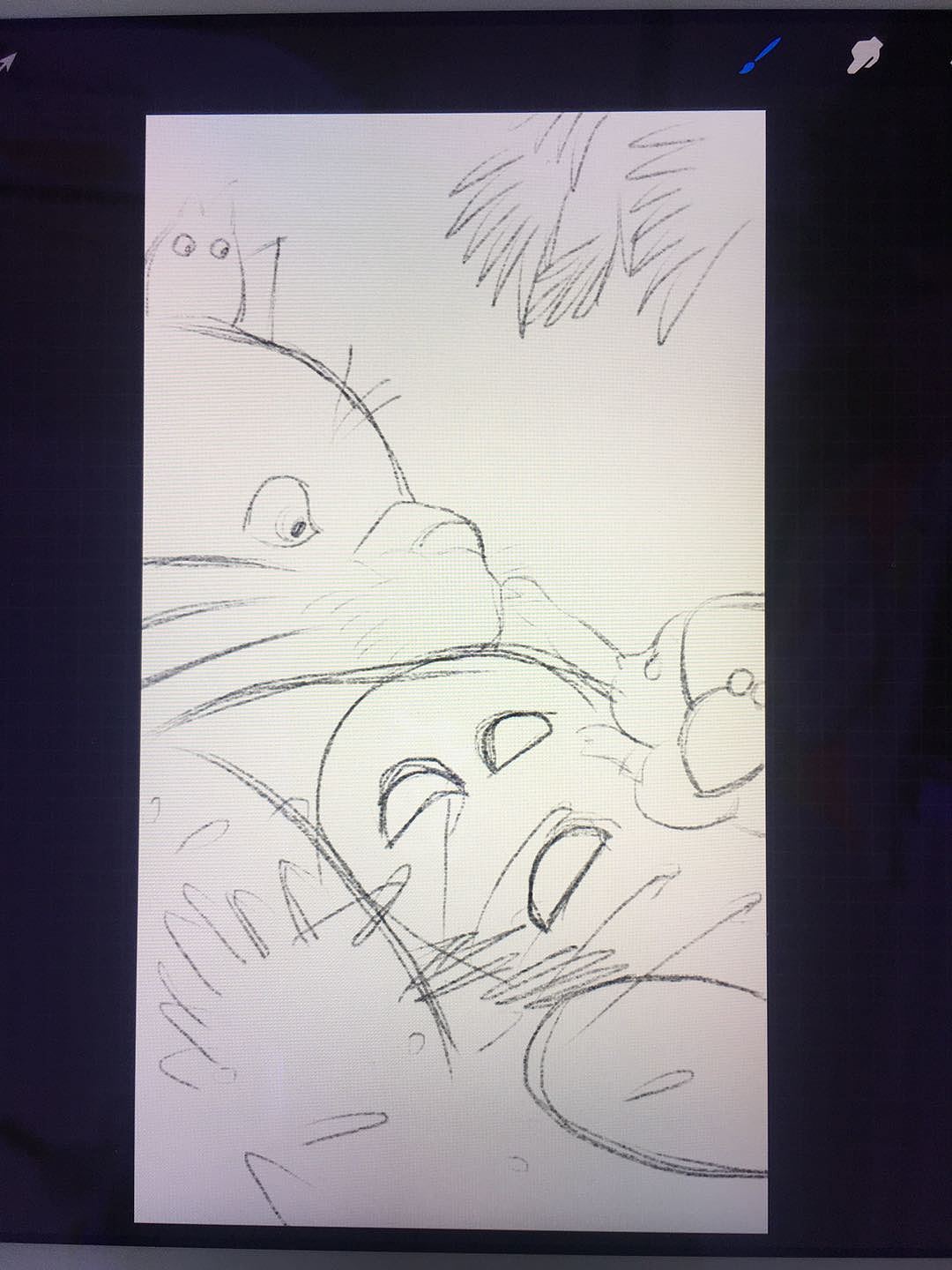 procreate手绘龙猫（图ZMjIzNTYxMDE2） - 创作习作 - 站酷设计师千阳livia原创素材 - 站酷ZCOOL