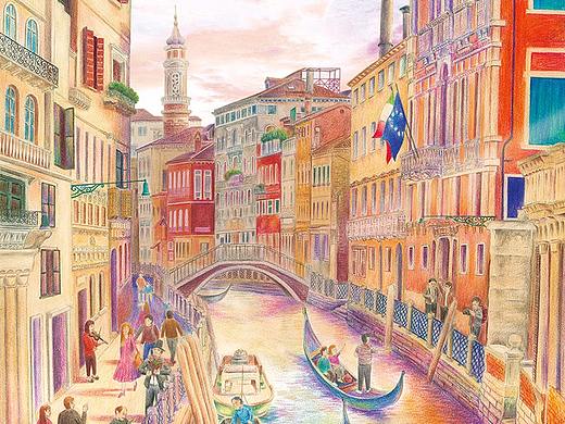 夢枕水城（個(gè)人主頁-ZMjY0NTMwMDQ=） - 繪畫 - 站酷設(shè)計(jì)師愛斯基摩人的鱈魚原創(chuàng)素材 - 站酷ZCOOL