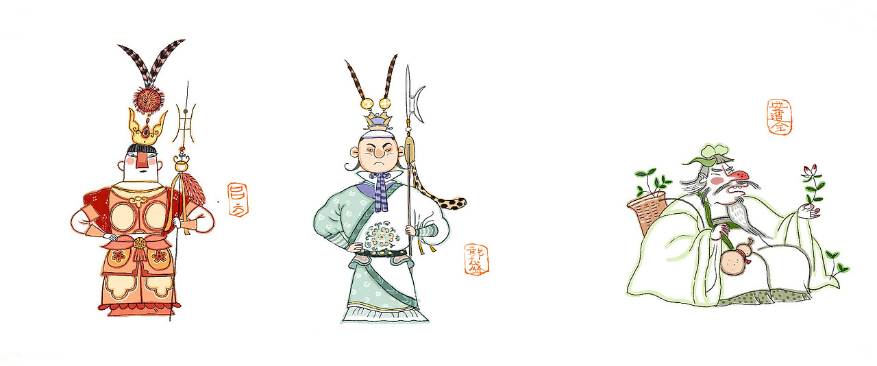 水浒一百单八将（图ZMjQ2MjIzODAw） - 商业插画 - 站酷设计师萧白天原创素材 - 站酷ZCOOL