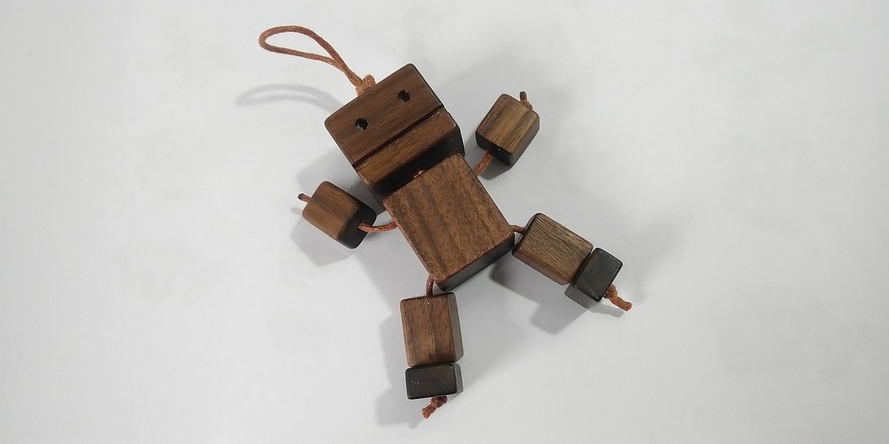 黑胡桃木 木头人