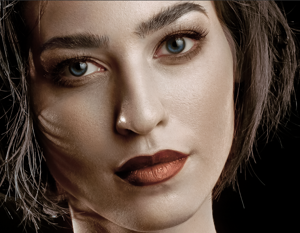 中性灰修人像+后期上色（图ZMTc3MDkwMTY4） - 人像摄影 - 站酷设计师wyrss原创素材 - 站酷ZCOOL