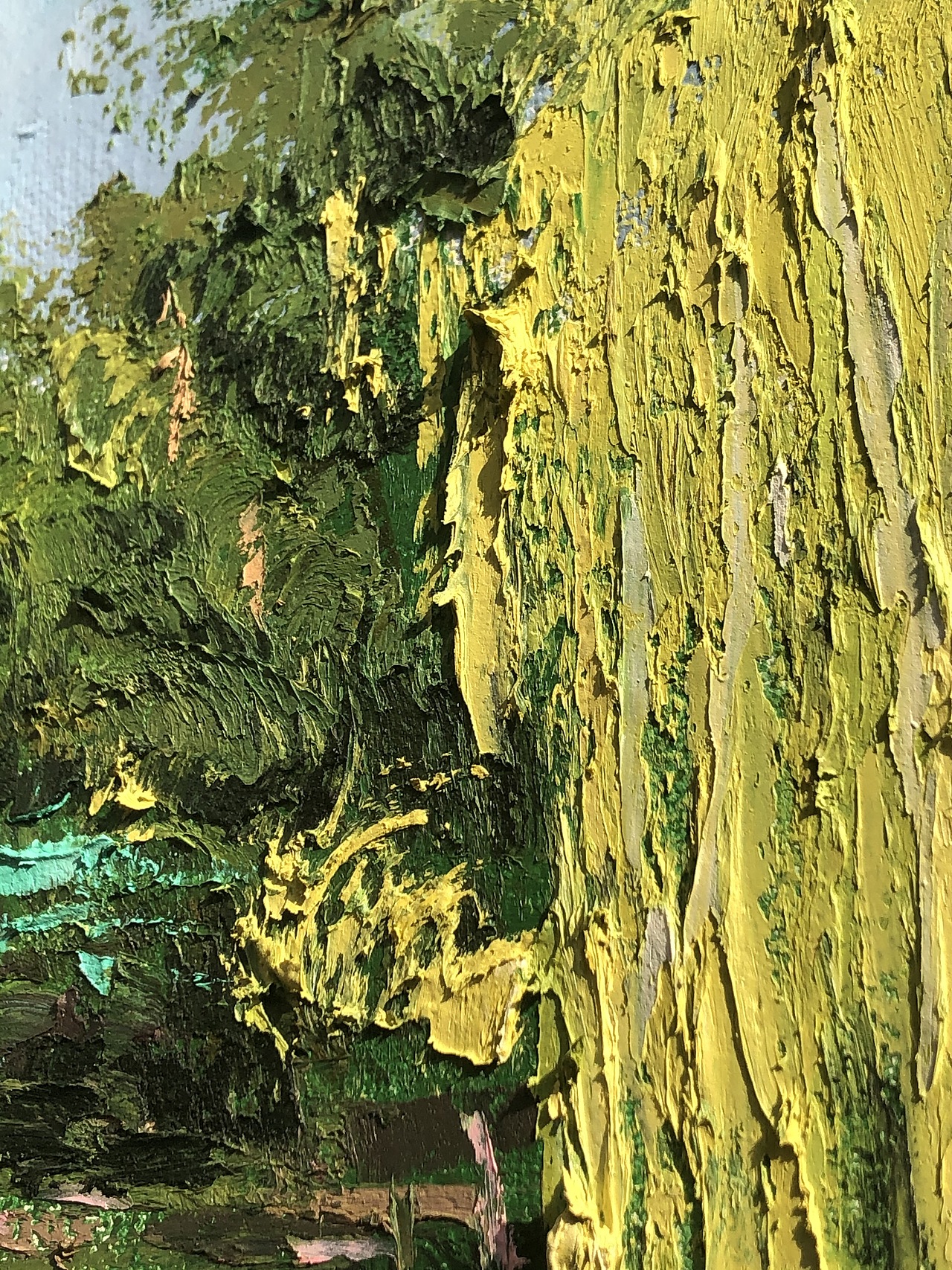 油画棒莫奈花园（图ZMTkyNDI2NzYw） - 绘画 - 站酷设计师木下彩铅原创素材 - 站酷ZCOOL