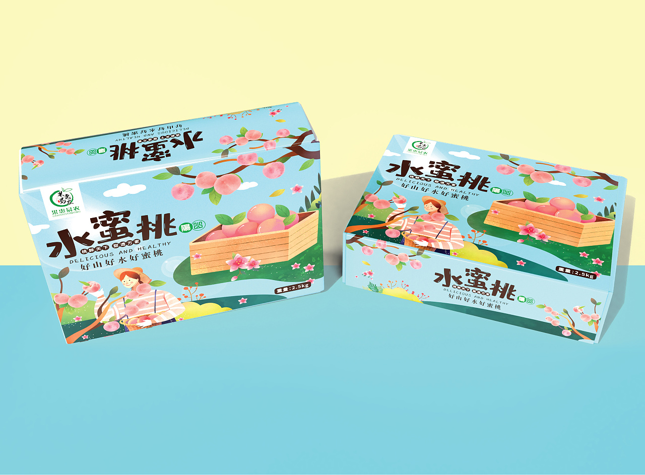 水蜜桃包装设计方案