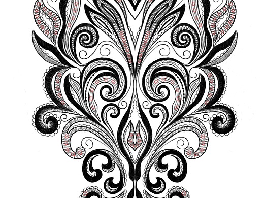 个性时尚欧美头像平面剪纸矢量图png|平面|图案|一雯子一_原创作品