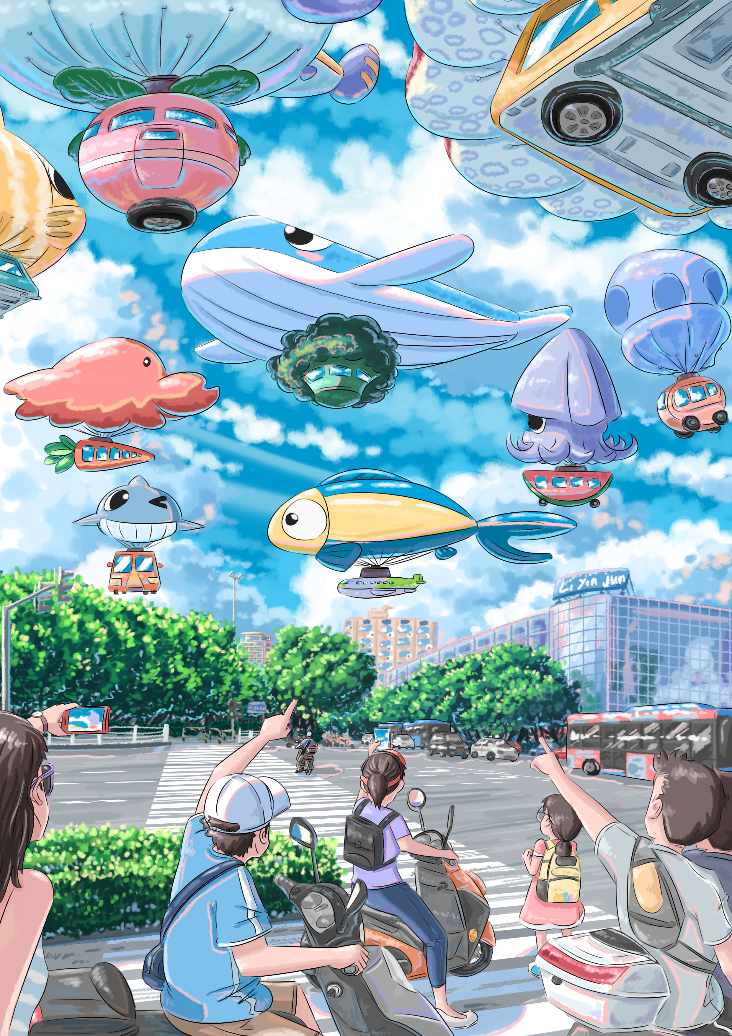 我眼中的世界|插画||三个君 - 原创作品 - 站酷 (zcool)