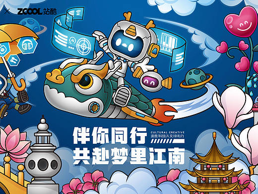 【长三角铁路文创品牌IP设计】——伴伴与飞飞